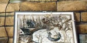 Rustic Jute & Natural Fiber Framed Art