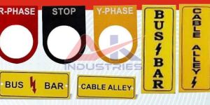 Control Panel Name Plates