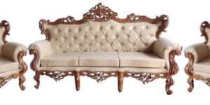 Modern Teak Wood Sofa Set