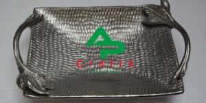 Antique Metal Serving Tray