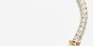 6.75 Inch Lab-Grown Diamond Custom Letter Tennis Bracelet