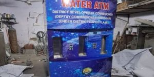 Compact Water ATM with 250 Ltr Storage and 250 Lph RO Filtration