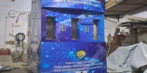 Smart Water ATM with 250 Ltr Storage and 500 Lph RO Purification System
