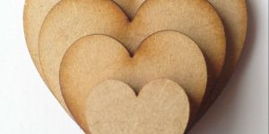 Heart Shaped Wooden Handicraft