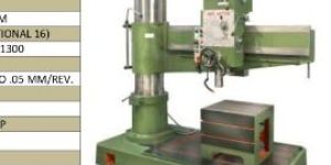 Radial Drill Machine