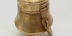 Handcrafted Brass Trinket Box