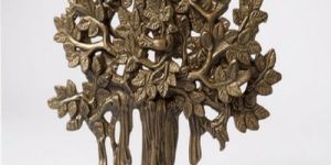 Traditional Brass Tree Sculpture