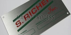 Aluminum Serial Number Plates