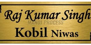 Golden Brass Name Plates