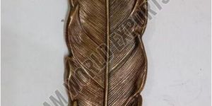 Decorative Feather Leaf Wall Sconce Candle Holder