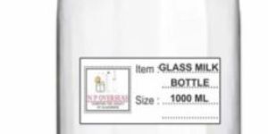 1000 Ml Glass Milk Bottle