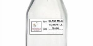 500 Ml Sq Glass Milk Bottle