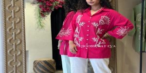 Premium Embroidery Cotton Co-Ord Set