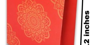 Festive Red and Gold Foil Gift Bag