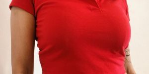 Ladies Polo Neck Crop Top