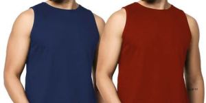 Mens Plain Cotton Vest