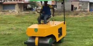 2 Ton Double Drum Cricket Pitch Roller