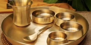 Brass Thali Set