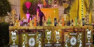 Stainless Steel LED Buffet Counter