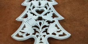 Decorative Wood Festive Display Christmas Tree Ornament