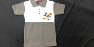 Boys Color Block Polo T-shirt