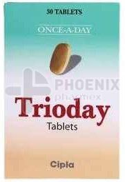 Trioday Lamivudine Tenofovir Disoproxil Fumarate Efavirenz Tablet