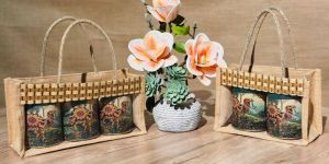 Joy Jute Jar Bag