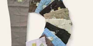 Mens Formal Pant Elastic Belt