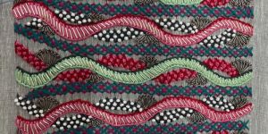 gown making hand embroidered