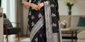 Banarasi Raw Mango Soft Silk Saree