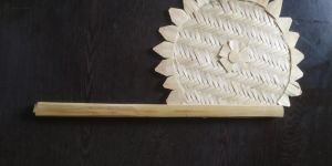 Bamboo Sun Palmetto Handcrafted Fan