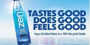 Recyclable Water Bottle Packaging Label