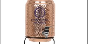 hammered finish copper water dispenser