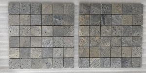 50x50x10mm Deoli Green Polished Mosaic Tile