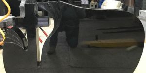 Black Cross Granite Monument