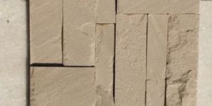 Dholpur Beige Sand Stone Wall Panel