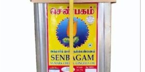 15Kg Senbagam Cold Pressed Sesame Oil Tin