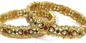 Polki Stone Studded Bridal Bangle