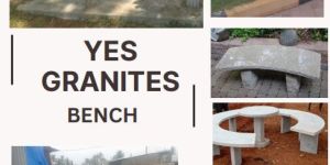 sadarahalli stone garden bench