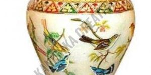 Multicolor Marble Flower Vase