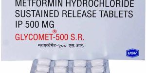 Glycomet 500 SR Metformin Hydrochloride Sustained Release Tablet