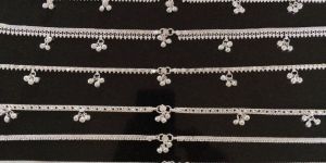 Ladies Ghungroo Silver Anklets