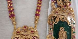 Rajwadi Choker Necklace Set