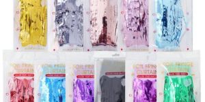 Party Fringe Foil Curtain