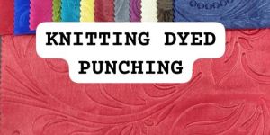 Knitting Dyed Punching Curtain Fabric