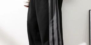 Mens Black Loose Fit Cotton Joggers