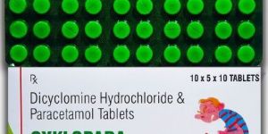 Cyclopara Green Dicyclomine & Paracetamol Tablets