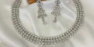 Beautiful American Diamond Necklace Set