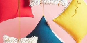 Square Decorative Multicoloured Cushion