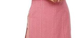 womens cotton printed sleeveless straight kurti pant set